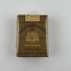 Phillip Morris WW2 Military Tax Stamp Cigarette Pack