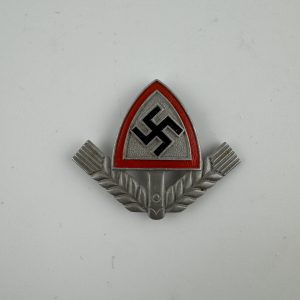 German RAD National Labour Front Cap Badge
