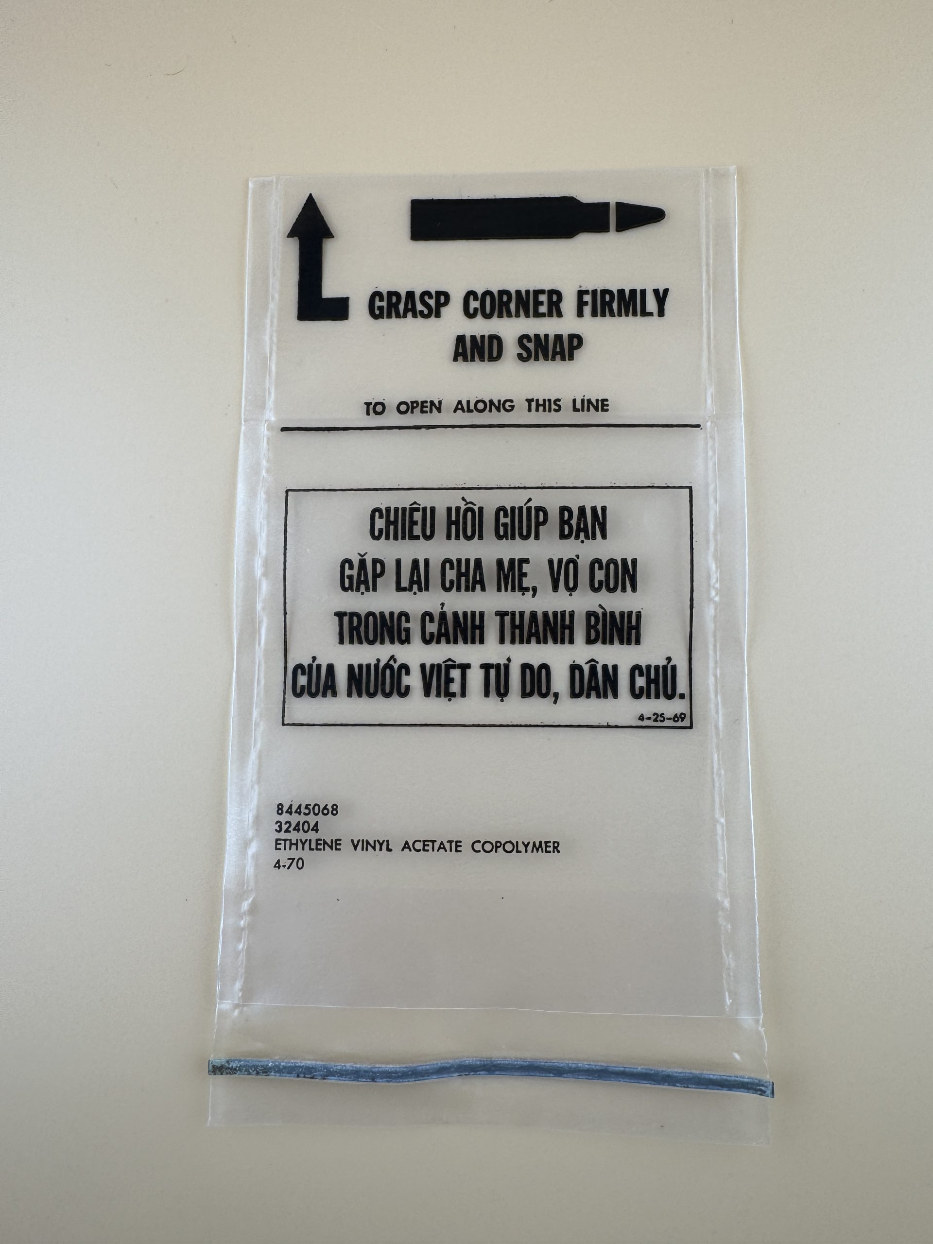Vietnam War Chieu Hoi Magazine Bag