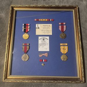World War 2 Framed Medal Grouping