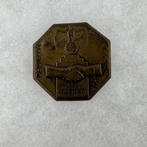 German 1934 Tinnie Badge-Deutsch ist die Saar
