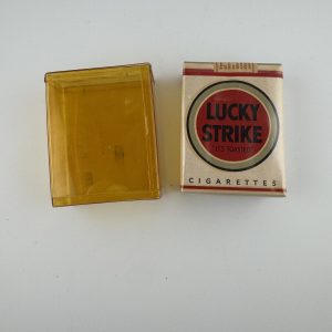 White Lucky Strike Cigarettes with Case