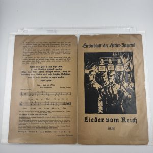 WW2 German Hitler Youth Song Book (Liederblatt Der Hitler-Jugend)