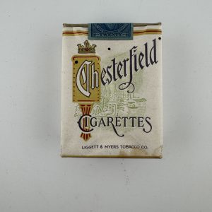 Chesterfield Cigarette Pack WW2 Era