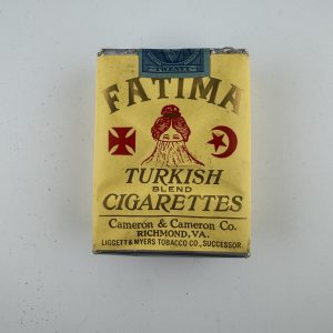 Fatima Turkish Cigarette Pack WW2 Era